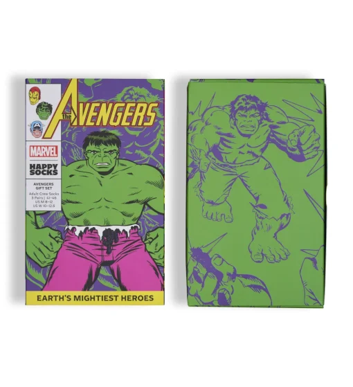 Damen Happy Socks MARVEL™ Avengers 3-Pack Gift Set