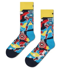 Damen Happy Socks MARVEL™ Captain America Sock