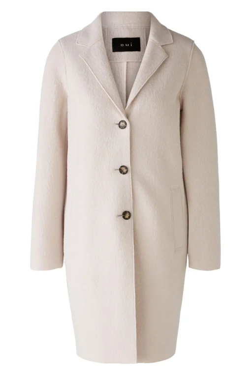 Damen Oui MAYSON Mantel Boiled Wool - reine Schurwolle