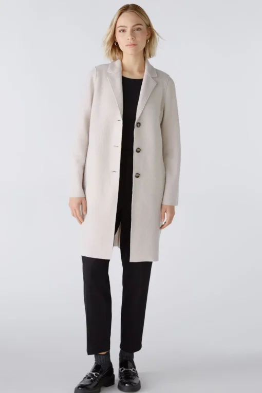 Damen Oui MAYSON Mantel Boiled Wool - reine Schurwolle