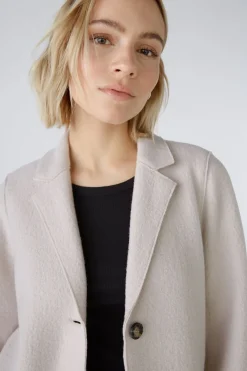 Damen Oui MAYSON Mantel Boiled Wool - reine Schurwolle