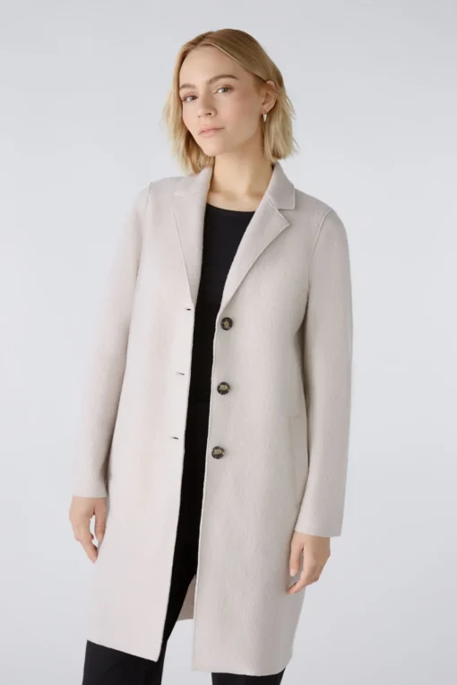 Damen Oui MAYSON Mantel Boiled Wool - reine Schurwolle