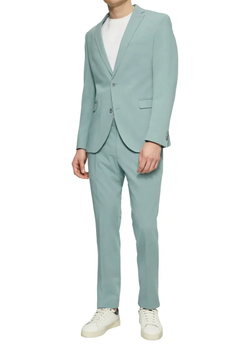 Herren s.Oliver BLACK LABEL Meliertes Sakko aus Stretch-Twill