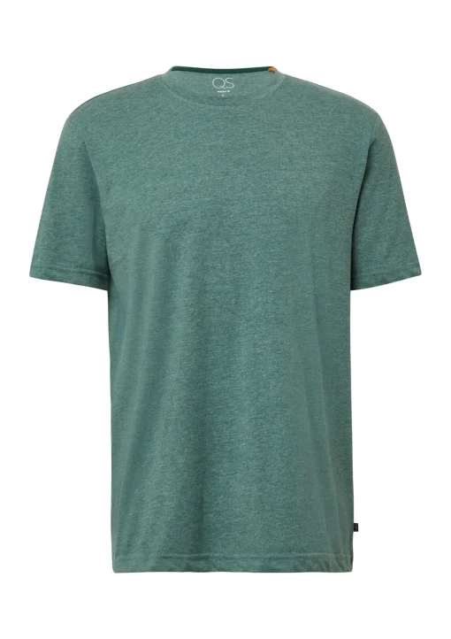 Herren QS Meliertes T-Shirt