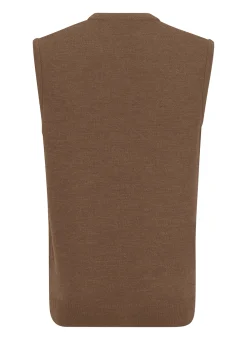 Herren MAERZ Muenchen Merino V-Neck Pullunder
