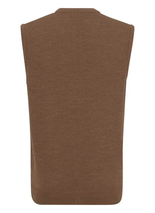 Herren MAERZ Muenchen Merino V-Neck Pullunder