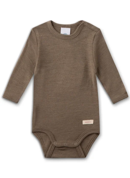 Kinder Sanetta Merinowolle-Seide Body Unisex