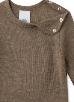 Kinder Sanetta Merinowolle-Seide Body Unisex