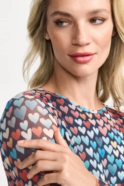 Damen Rich & Royal Meshkleid