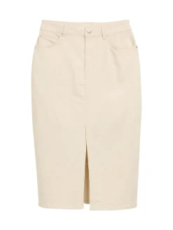 Damen Tom Tailor Denim Midi-Jeansrock