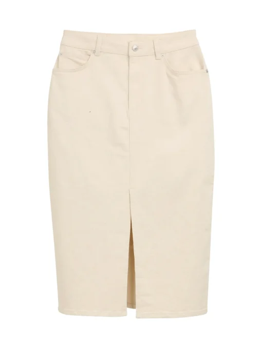 Damen Tom Tailor Denim Midi-Jeansrock
