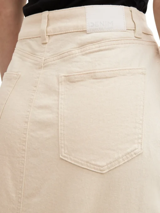 Damen Tom Tailor Denim Midi-Jeansrock