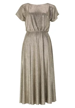 Damen Swing Day Midikleid aus foliertem Jersey