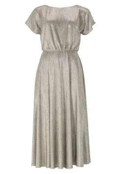 Damen Swing Day Midikleid aus foliertem Jersey