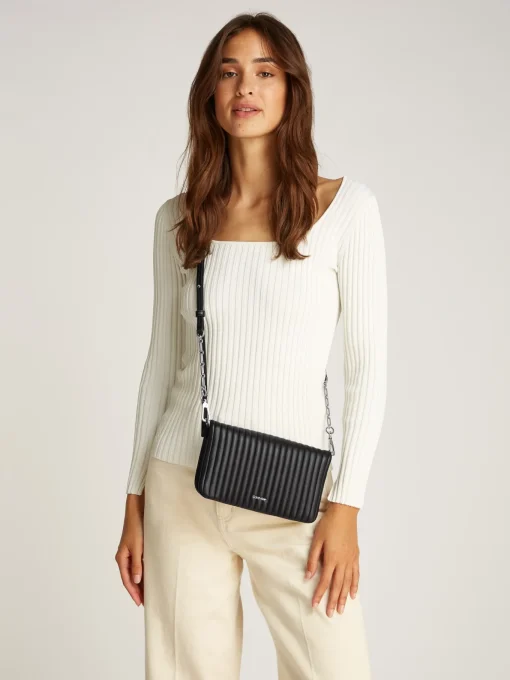 Damen Calvin Klein MINI LINE QUILT CROSSBODY