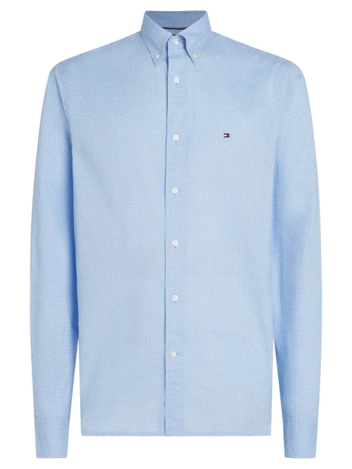 Herren Tommy Hilfiger Mini Print Hemd