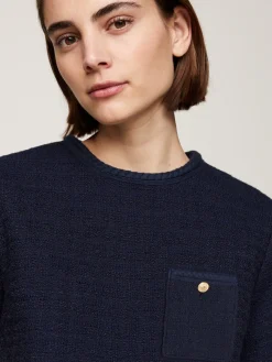 Damen Tommy Hilfiger Mini-Etuikleid aus Tweed in A-Linie