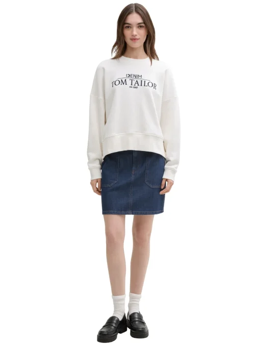 Damen Tom Tailor Denim Mini-Jeansrock