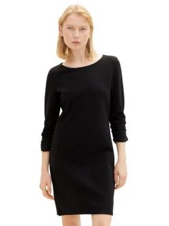 Damen Tom Tailor Denim Mini-Kleid mit 3/4 Arm