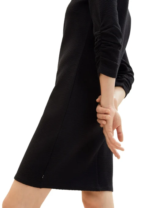 Damen Tom Tailor Denim Mini-Kleid mit 3/4 Arm
