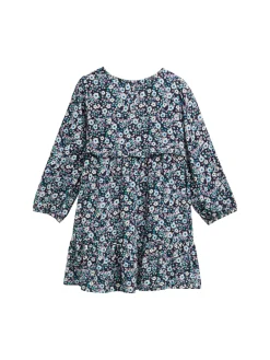 Kinder Tom Tailor Denim Mini-Kleid mit Blumenmuster