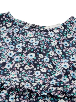 Kinder Tom Tailor Denim Mini-Kleid mit Blumenmuster