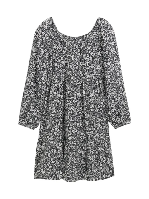 Kinder Tom Tailor Denim Mini-Kleid mit Blumenmuster