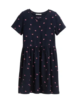 Kinder Tom Tailor Denim Mini-Kleid mit Muster