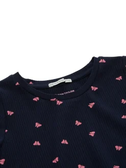 Kinder Tom Tailor Denim Mini-Kleid mit Muster