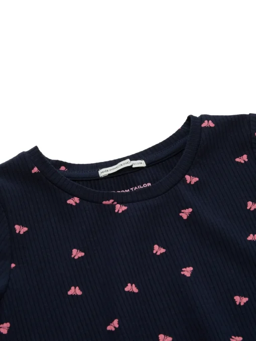 Kinder Tom Tailor Denim Mini-Kleid mit Muster