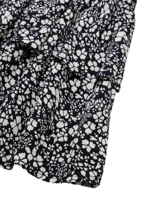 Kinder Tom Tailor Denim Mini-Rock mit Blumenmuster