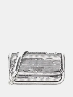 Damen GUESS Mini-Umhängetasche mit Pailletten