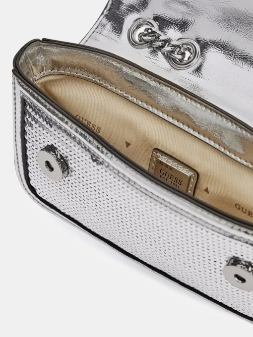 Damen GUESS Mini-Umhängetasche mit Pailletten