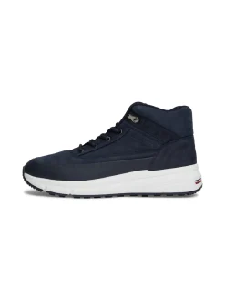Herren Tommy Hilfiger Mittelhoher Hybrid Stiefel aus Leder