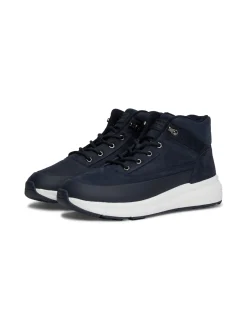 Herren Tommy Hilfiger Mittelhoher Hybrid Stiefel aus Leder