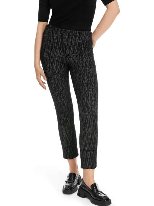 Damen Marc Cain Modell SYDNEY - Hose mit Zackenmuster