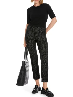 Damen Marc Cain Modell SYDNEY - Hose mit Zackenmuster