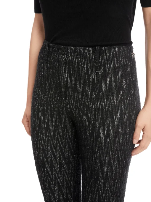 Damen Marc Cain Modell SYDNEY - Hose mit Zackenmuster