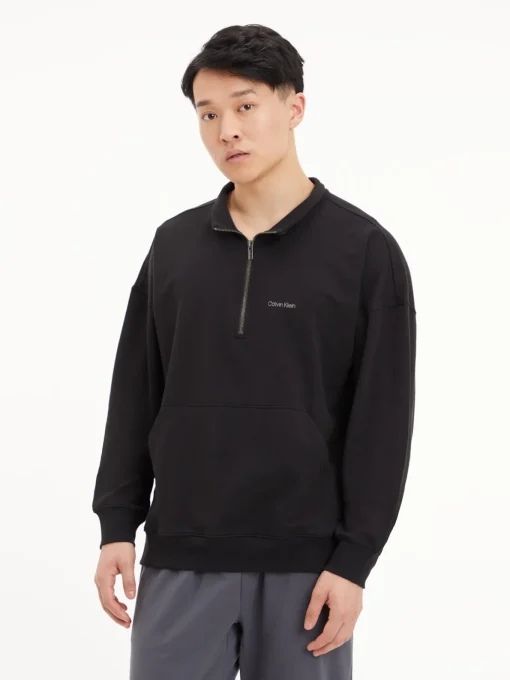 Herren Calvin Klein Modern Cotton QUARTER ZIP