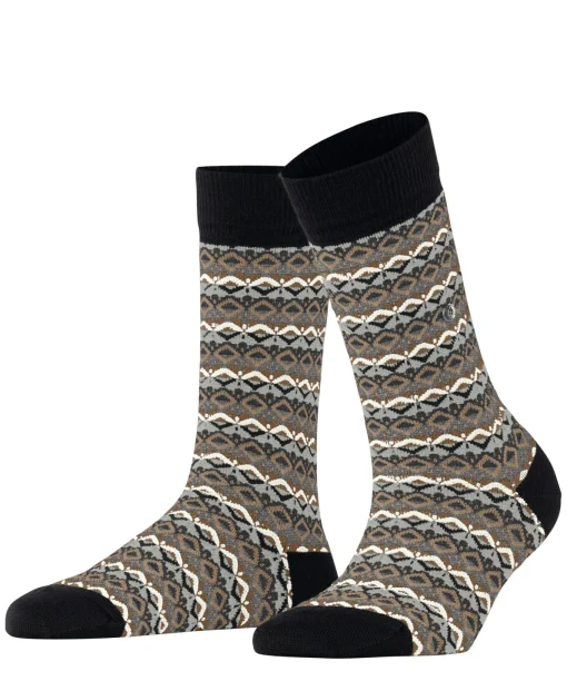 Damen Burlington Modern Fair Isle Damen Socken