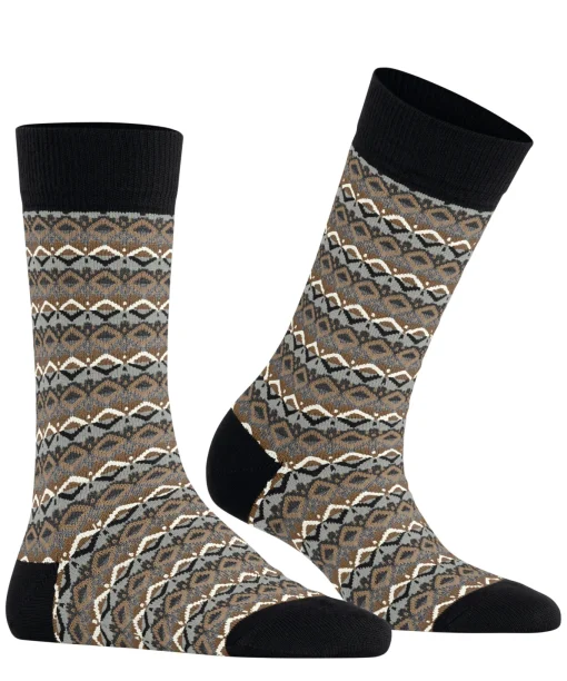 Damen Burlington Modern Fair Isle Damen Socken