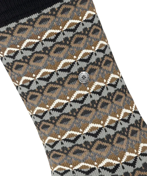 Damen Burlington Modern Fair Isle Damen Socken