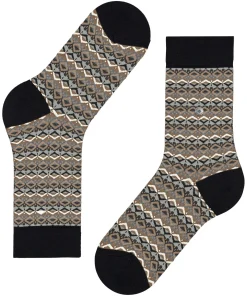 Damen Burlington Modern Fair Isle Damen Socken
