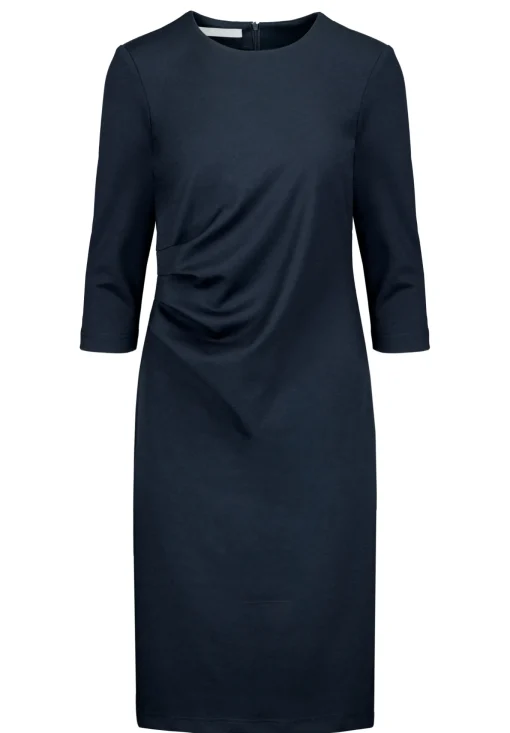 Damen Bianca Modernes Jerseykleid mit Rundhalsausschnitt