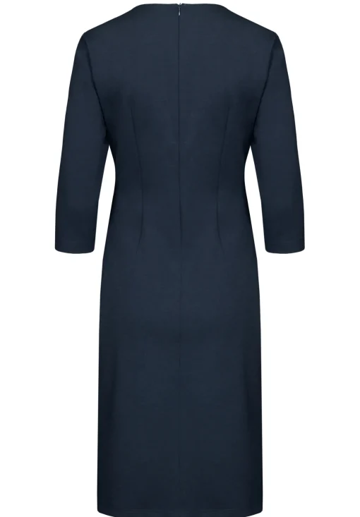 Damen Bianca Modernes Jerseykleid mit Rundhalsausschnitt