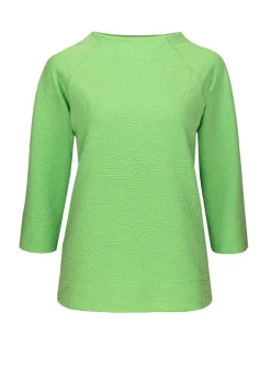 Damen Bianca Modernes Rundhalsshirt mit 3/4 Arm