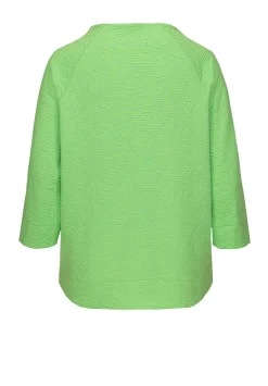 Damen Bianca Modernes Rundhalsshirt mit 3/4 Arm