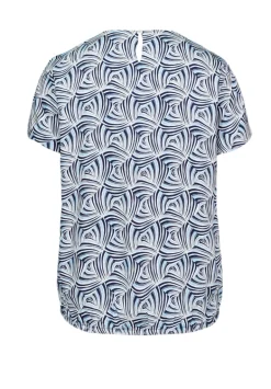 Damen Bianca Modische Druckbluse