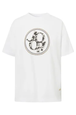 Damen JOOP! Nachhaltiges T-Shirt mit Glitzer Frontprint 1