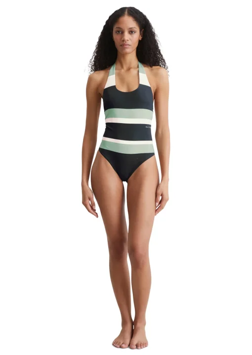 Damen Marc O´Polo NECKHOLDER-BADEANZUG MIT RUNDEM AUSSCHNITT